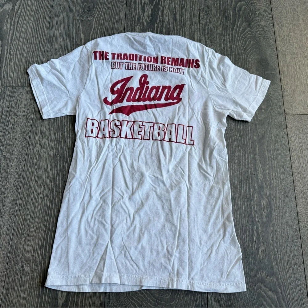 Adidas Go-To Tee Indiana University IU Crimson Guard Basketball Short Sleeve